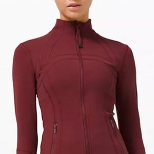 lululemon athletica Maroon Full-Zip Jacket
